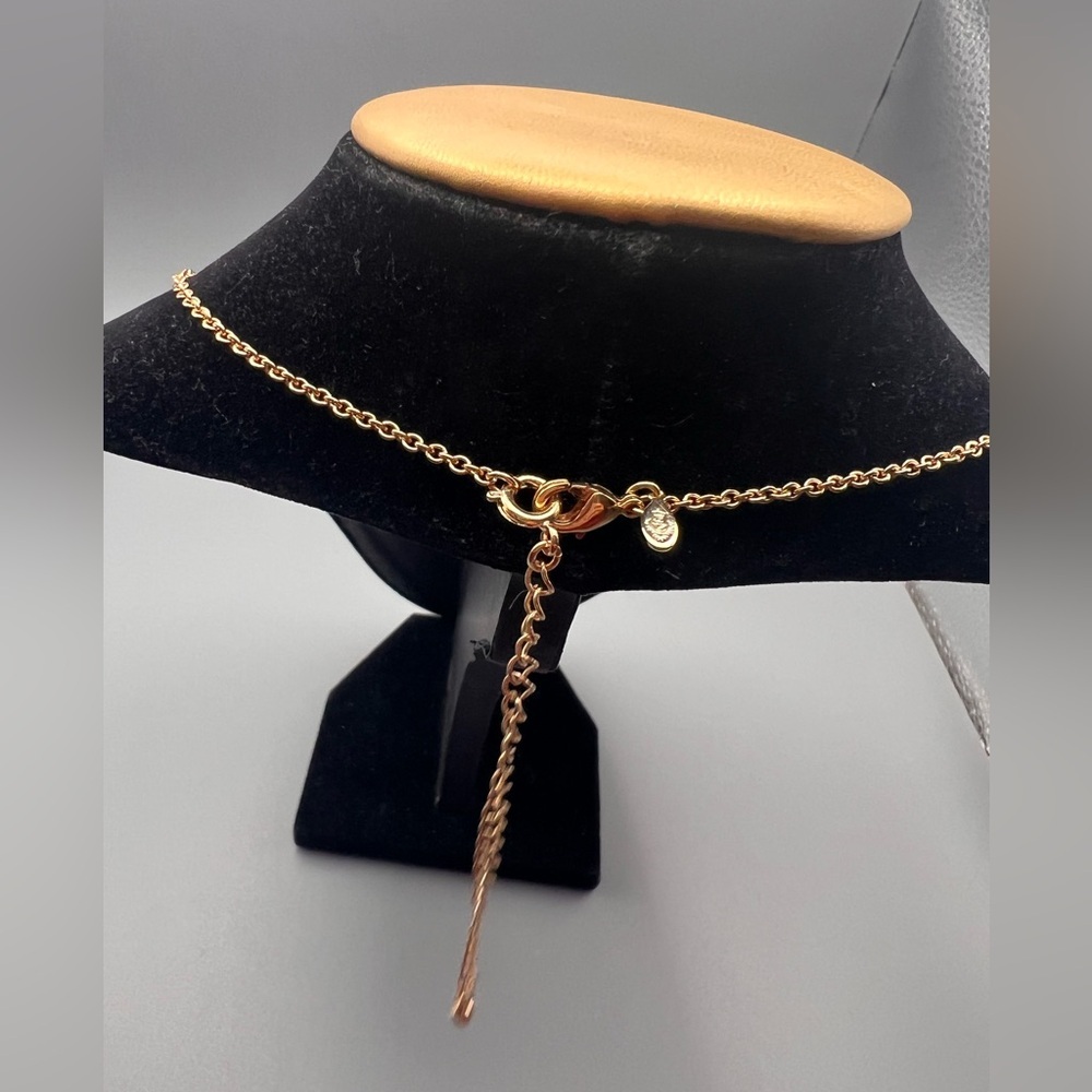 Premier Designs Orange Floral Necklace - Picture 3 of 4